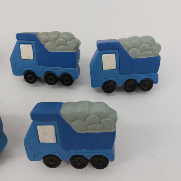 Drawer Knobs Blue Dump Truck  Pulls Boys Room Nursery Home Decoration  Lot of 7 - Picture 5 of 10